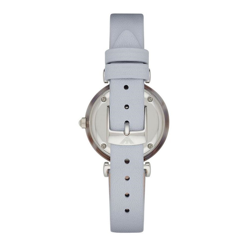 Emporio Armani AR11002 watch caseback showing buckle fastening and strap attachment