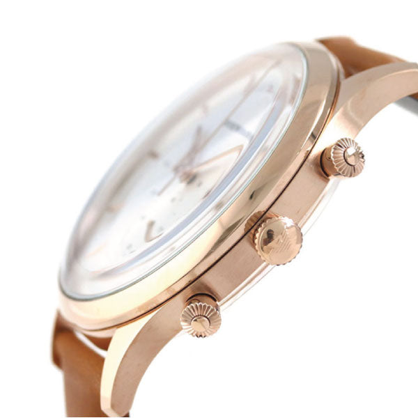 Emporio Armani Rose Gold  Brown Band Men's Watch - AR11043