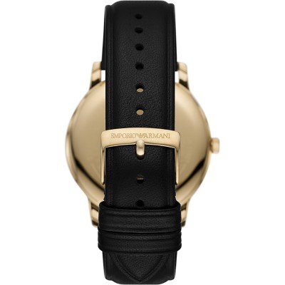 Emporio Armani Green Dial Blac; Men's Watch - AR11601