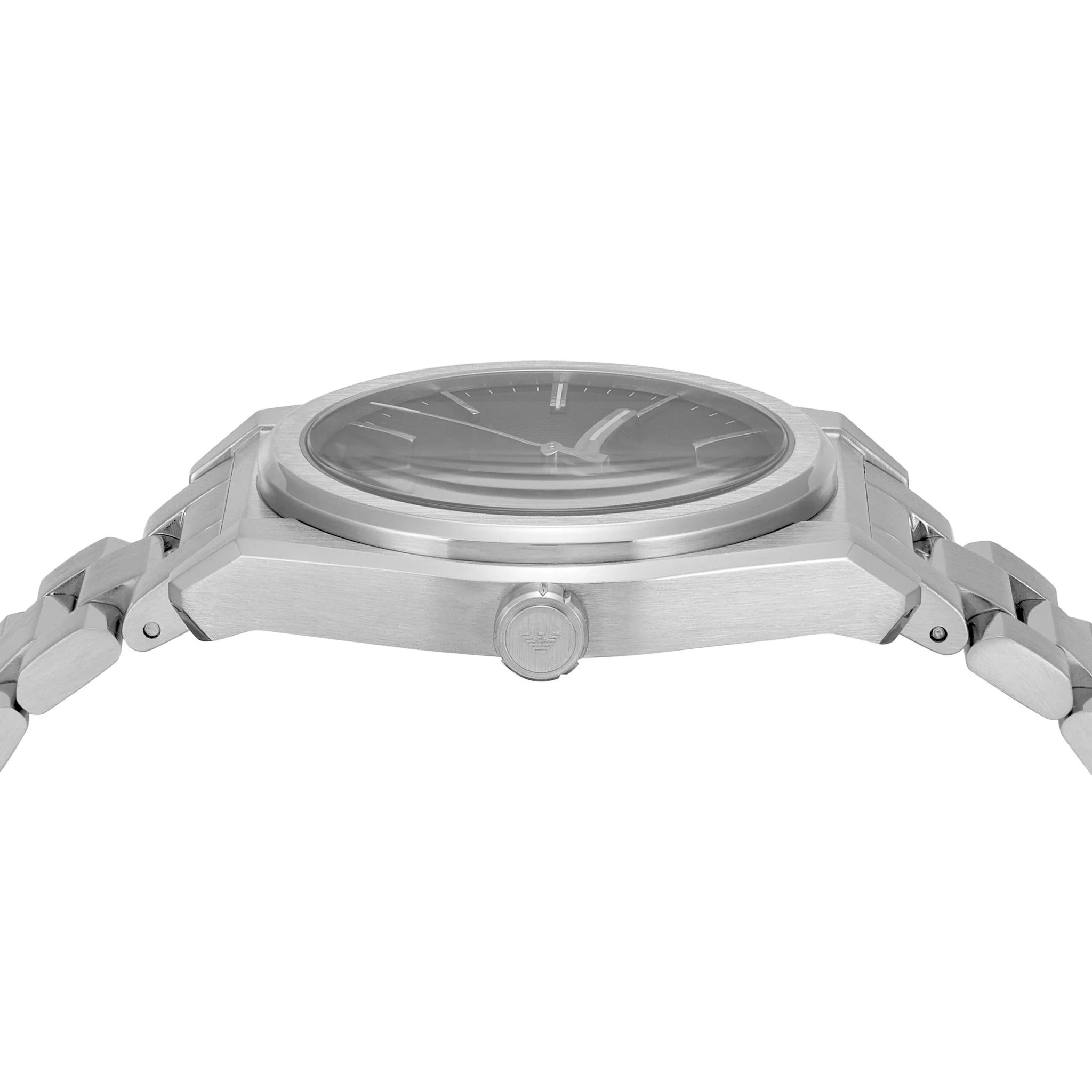 Emporio Armani Three-Hand Black Dial Men's Watch - AR11622