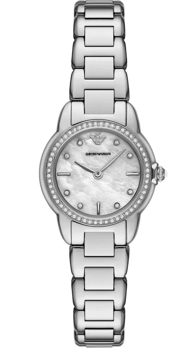 Emporio Armani White Dial 26 mm Quartz Women's Watch - AR11669