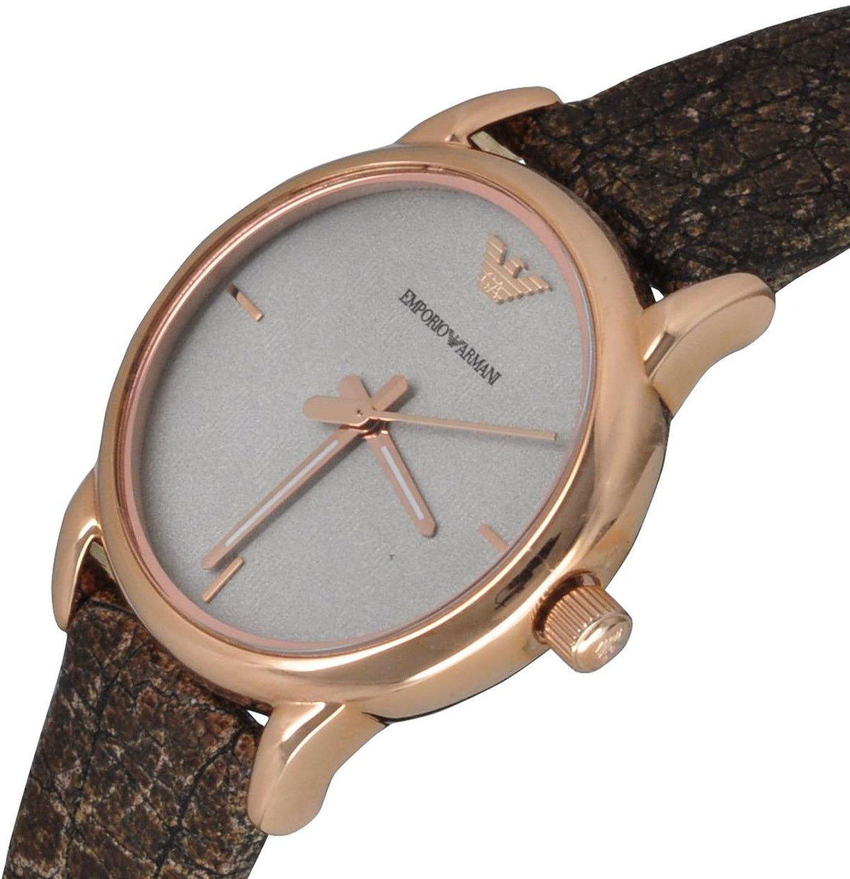 Emporio Armani Black Leather Quartz Men's Watch - AR1813