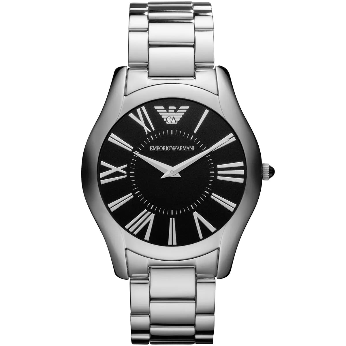 Emporio Armani Black Stainless Steel 43 mm Men's Watch AR2022