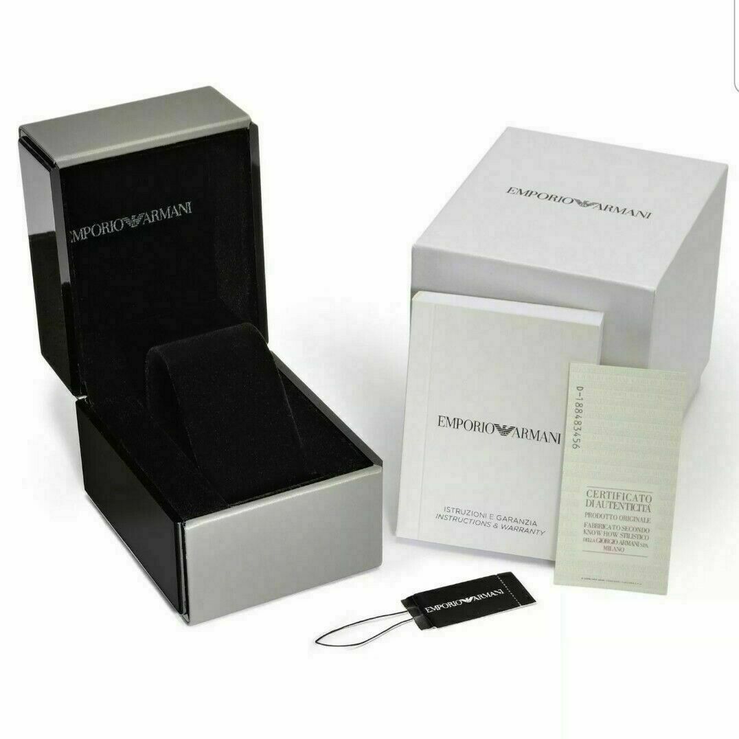 Emporio Armani Classic Silver Dial Men's Chronograph Watch AR1861