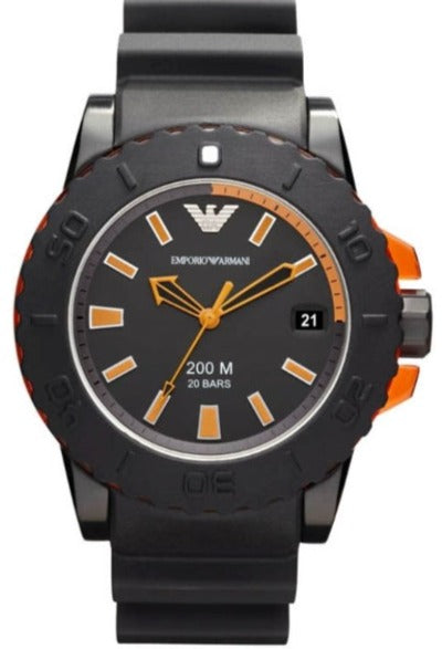 Emporio Armani Rubber Men's Watch - AR5969