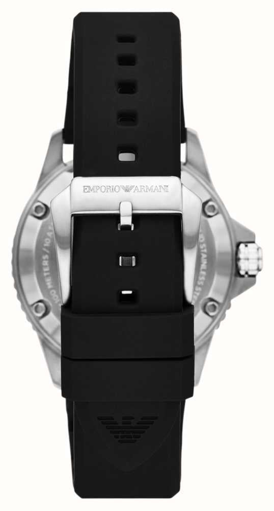 Emporio Armani Automatic Black Silicone Men's Watch AR60062