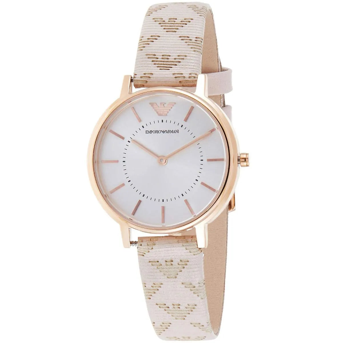 Emporio Armani Multicolor Leather, Silver Case Women's Watch - AR80007