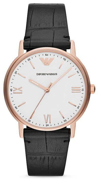 Emporio Armani Silver Dial Men's Watch - AR80015