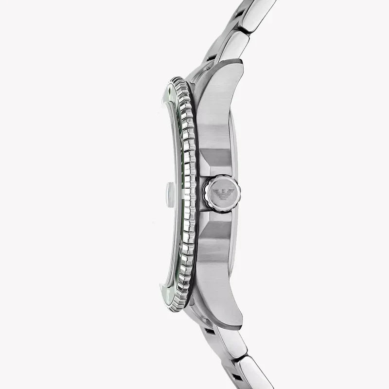 Emporio Armani Green Dial Quartz Men's Watch - AR80072
