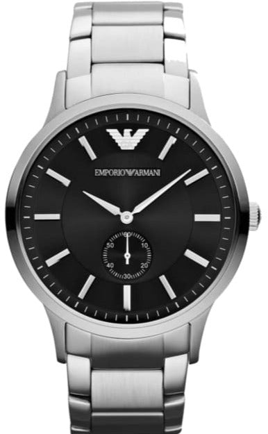 Emporio Armani Genuine Black Dial Men's Watch - AR9107