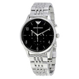 Emporio Armani Beta Chronograph Black Dial Men's Watch #AR1863 - Watches of New Zealand