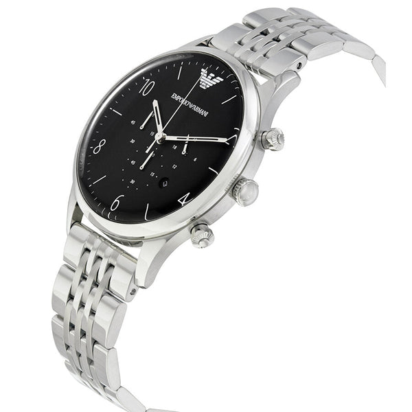 Emporio Armani Beta Chronograph Black Dial Men's Watch #AR1863 - Watches of New Zealand #2