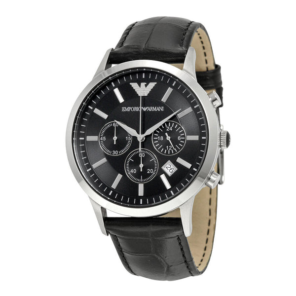 Emporio Armani Chronograph Black Dial Men's Watch #AR2447 - Watches of New Zealand