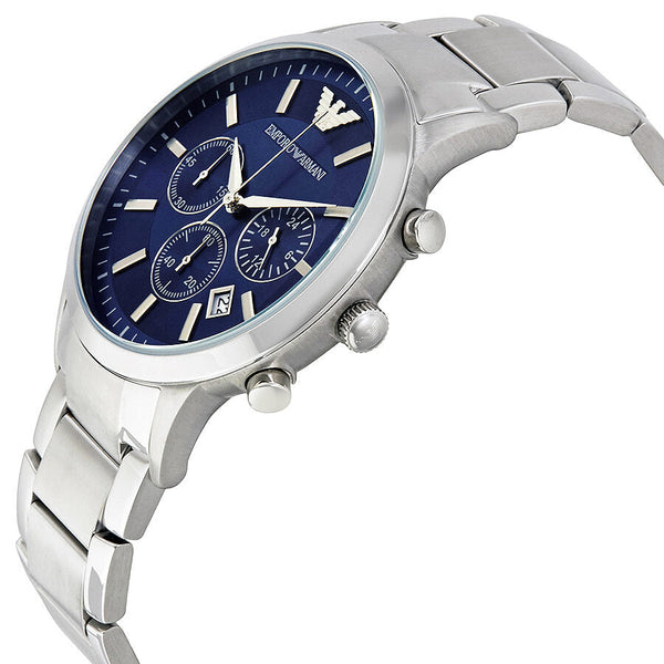 Emporio Armani Chronograph Navy Blue Dial Men's Watch #AR2448 - Watches of New Zealand #2