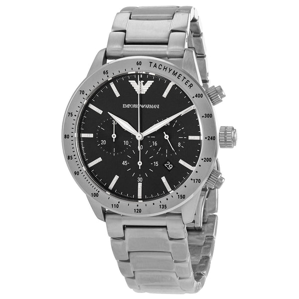Emporio Armani Chronograph Quartz Black Dial Men's Watch #AR11241 - Watches of New Zealand