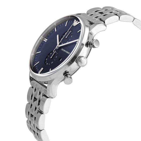 Emporio Armani Chronograph Quartz Dark Blue Dial Men's Watch #AR1648 - Watches of New Zealand #2