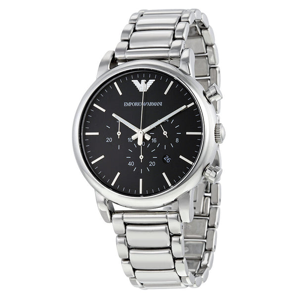 Emporio Armani Classic Chronograph Black Dial Men's Watch #AR1894 - Watches of New Zealand