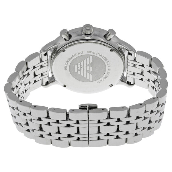 Emporio Armani Classic Chronograph Black Dial Stainless Steel Men's Watch #AR0389 - Watches of New Zealand #2
