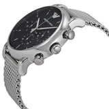 Emporio Armani Classic Chronograph Black Dial Steel Men's Watch #AR1811 - Watches of New Zealand #2