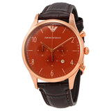 Emporio Armani Classic Chronograph Burgundy Dial Men's Watch AR1890 - Watches of New Zealand
