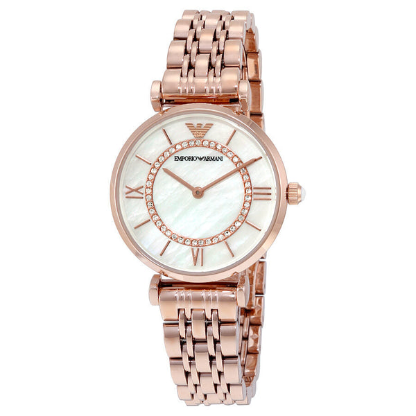 Emporio Armani Classic Mother of Pearl Dial Ladies Watch #AR1909 - Watches of New Zealand