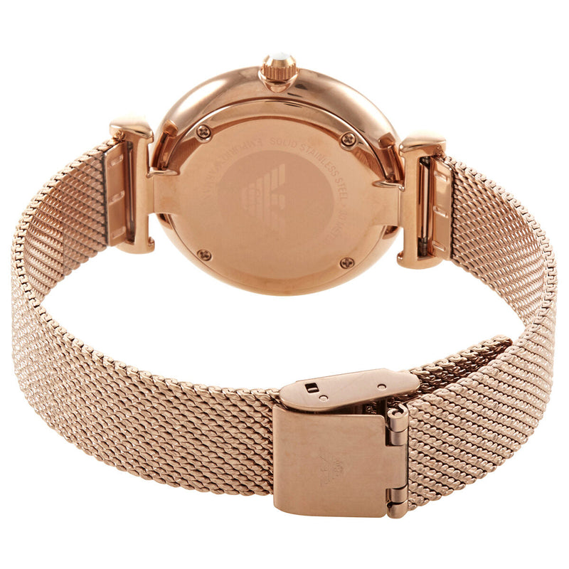 Emporio Armani Gianni T-Bar Mother of Pearl Dial Ladies Watch #AR11320 - Watches of New Zealand #3
