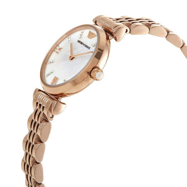 Emporio Armani Gianni T-Bar Quartz Crystal Ladies Watch #AR11316 - Watches of New Zealand #2