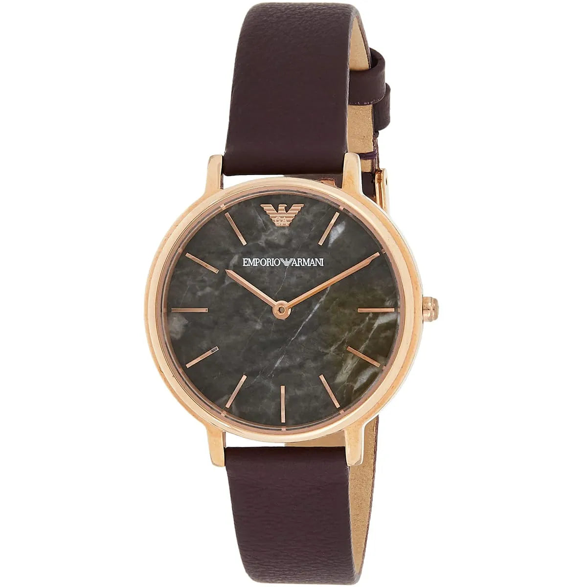 Emporio Armani Kappa Quartz Grey Marbled Dial Ladies Watch AR11172