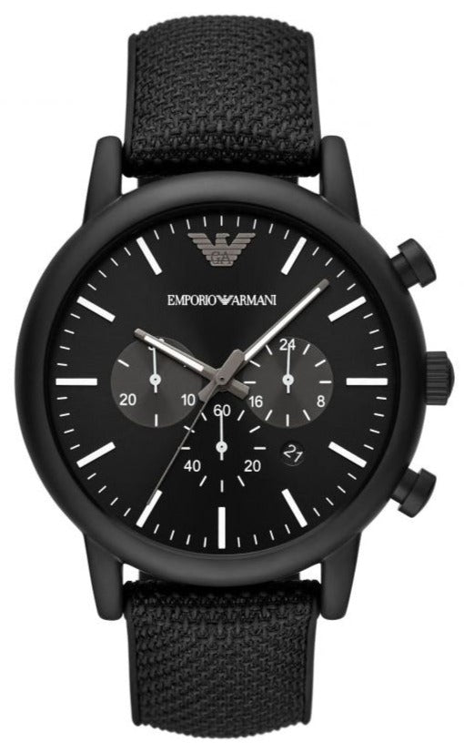 Emporio Armani Luigi Analog Black Strap Men Watch - AR11450