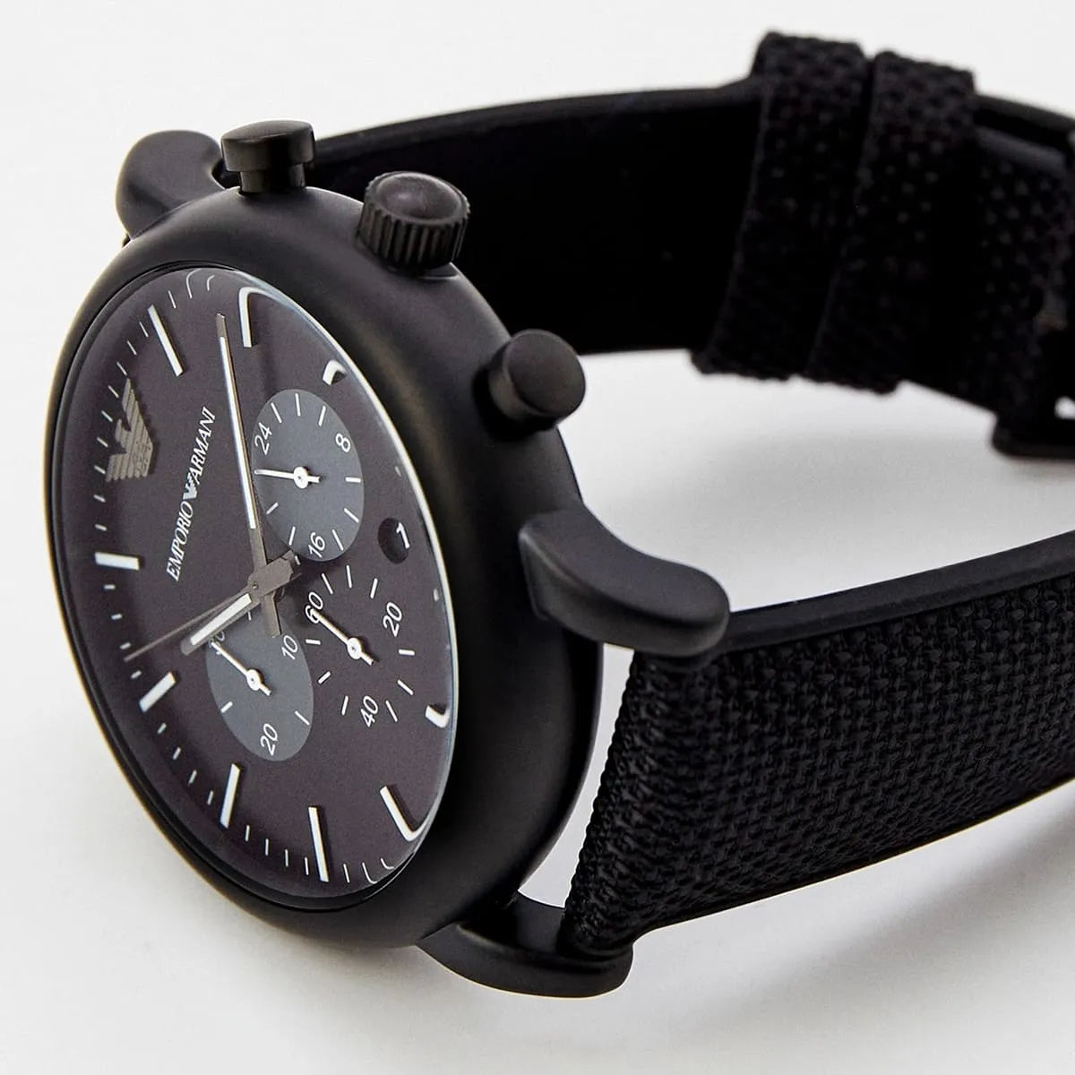 Emporio Armani Luigi Analog Black Strap Men Watch - AR11450