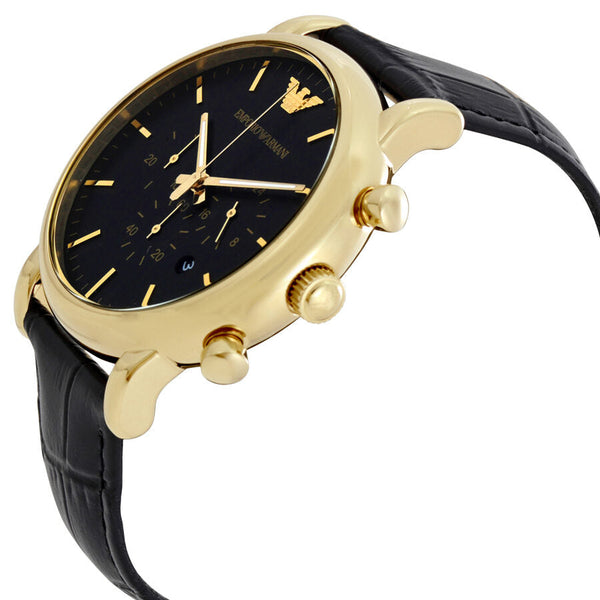 Emporio Armani Luigi Chronograph Black Dial Men's Watch #AR1917 - Watches of New Zealand #2