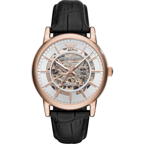 Emporio Armani Automatic Skeleton Dial Men's Watch  AR60007 - Watches of New Zealand