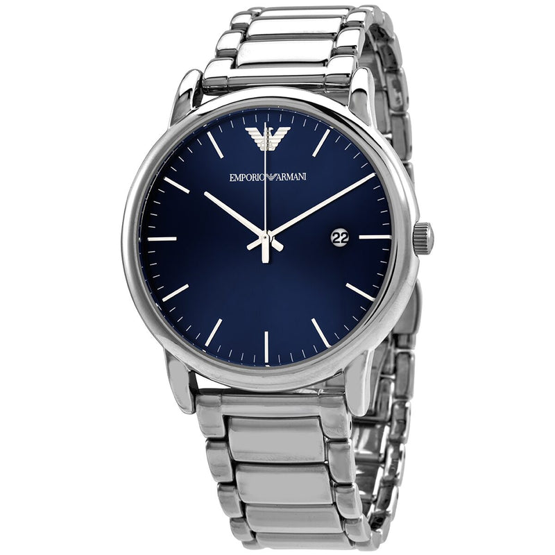 Emporio Armani Quartz Blue Dial Men's Watch #AR11089 - Watches of New Zealand