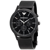Emporio Armani Renato Chronograph Black Dial Men's Watch AR2498 - Watches of New Zealand