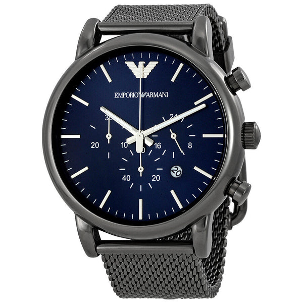 Emporio Armani Sport Chronograph Blue Dial Men's Watch #AR1979 - Watches of New Zealand