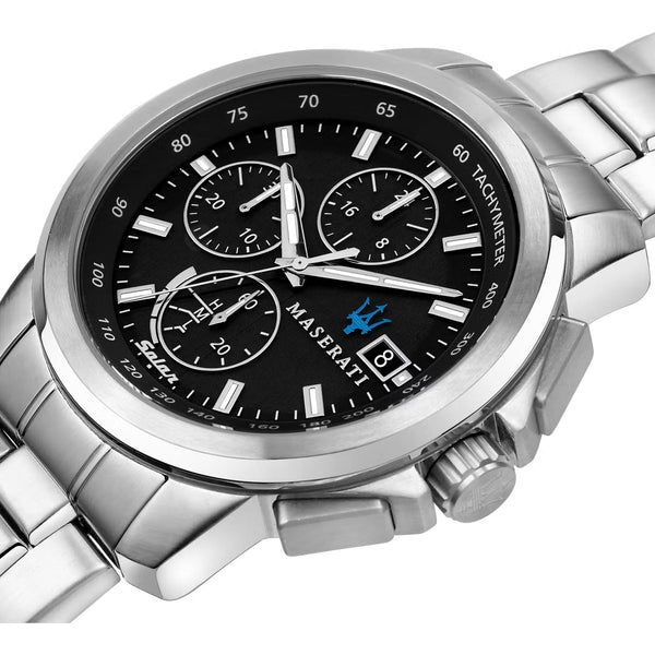 Maserati Successo Silver Chronograph R8873645003 - Watches of New Zealand #2