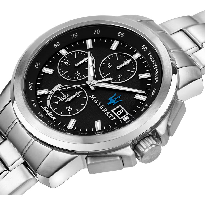 Maserati Successo Silver Chronograph R8873645003 - Watches of New Zealand #2