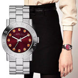 Marc By Marc Jacobs Amy Red Women's Steel Classic Watch MBM3333 - Watches Of New Zealand #3