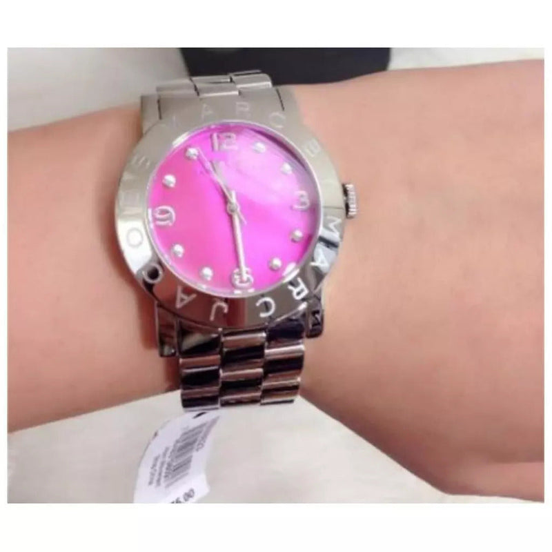 Marc By Marc Jacobs Amy Pink Women's Steel Classic Watch MBM8623 - Watches Of New Zealand #3