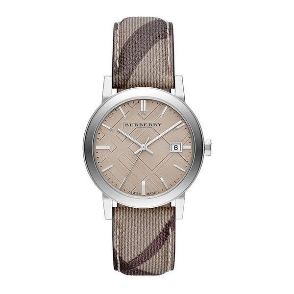 Burberry Women's Quartz Beige Leather Strap Women's Watch  BU9118 - Watches of New Zealand