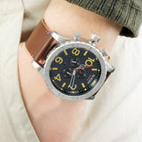Nixon 51-30 Chrono Black Dial Brown Leather Men's Watch Men's Watch A124-019 - Watches of New Zealand #4