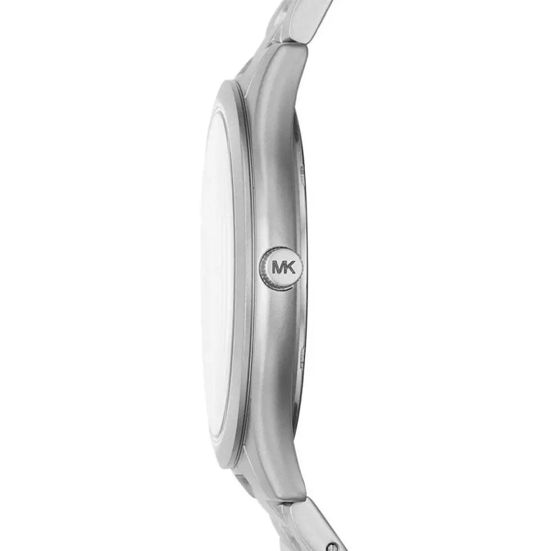 Michael Kors Slim Runway Silver Unisex Watch MK4502 - Watches of New Zealand #2