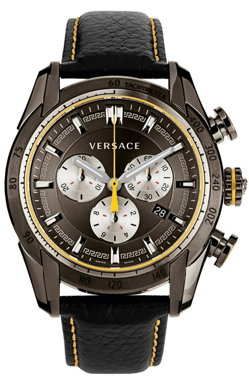 Versace V-Ray Chronograph Grey Dial Men's Watch VDB020014