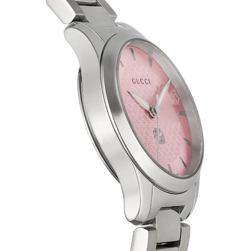 Gucci G-Timeless YA1265047 Women's Pink Dial Watch