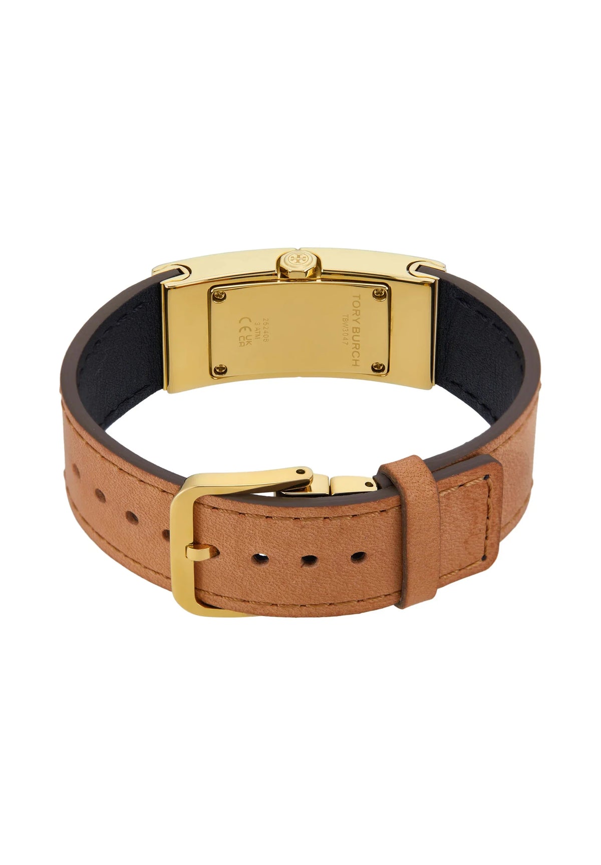 Tory Burch Brown Leather Strap 18mm Women Watch TBW3047