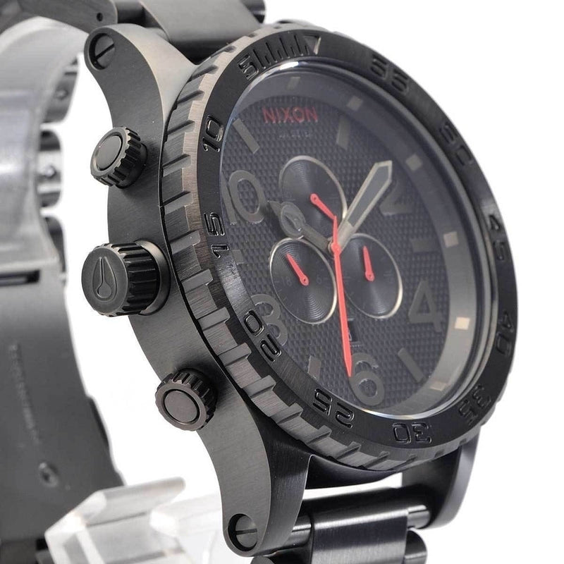 Nixon 51-30 Chrono Black Red Men's Watch A083-2298 - Watches of New Zealand #2