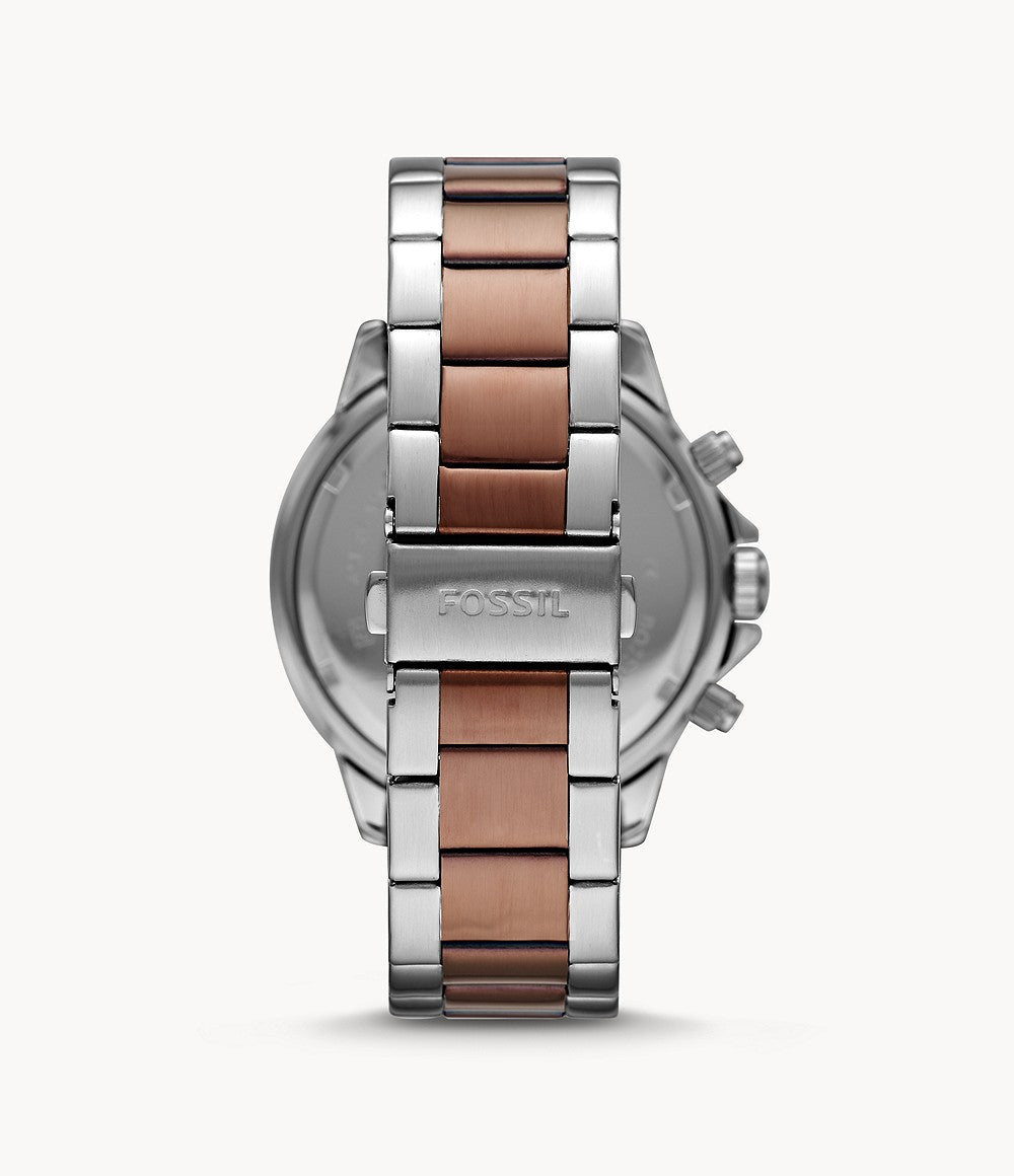 Fossil Bannon Multifunction Copper-Tone Stainless Steel Men's Watch BQ2502