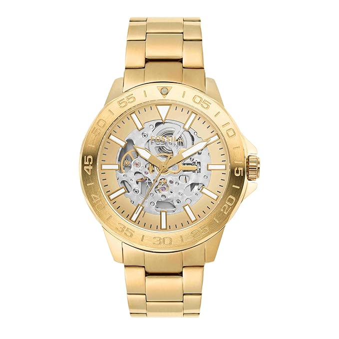 Fossil Bannon Automatic, Gold-Tone Stainless Steel Men's Watch - BQ2680