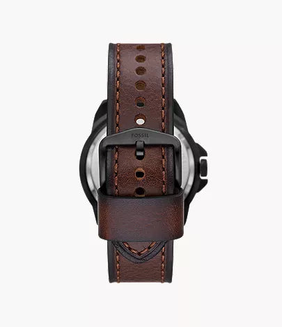 Fossil Bronson Automatic Brown LiteHide™ Leather Men's Watch - ME3219