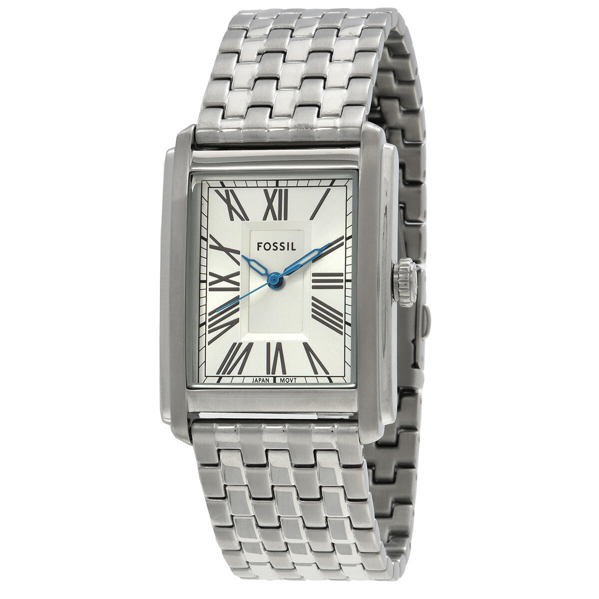 Fossil Carraway Three-Hand Stainless Steel Men's Watch - FS6008